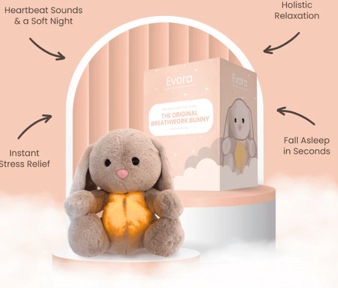 Mykro™ 2024 New Breathing Bunny Baby Sleep Sound Companion