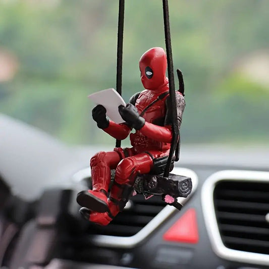 Mykro Deadpool Car Rearview Mirror Collectible Pendant