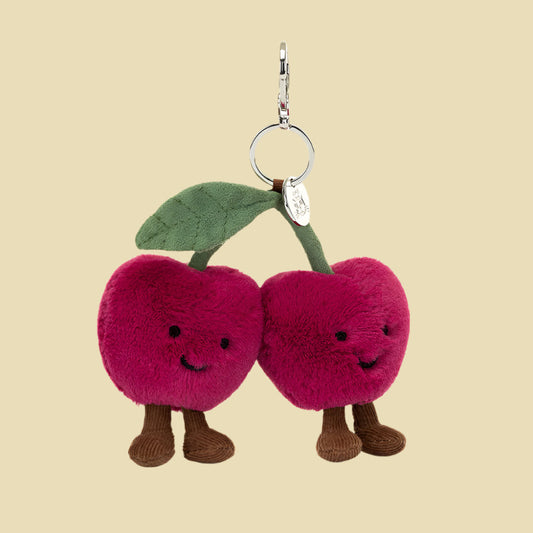 Jellycat Amuseables Cherries Bag Charm 1