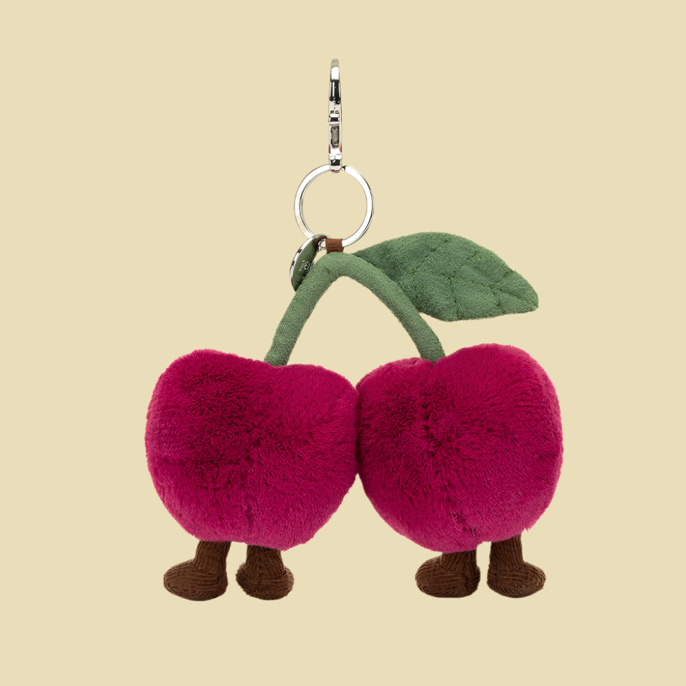 Jellycat Amuseables Cherries Bag Charm 1
