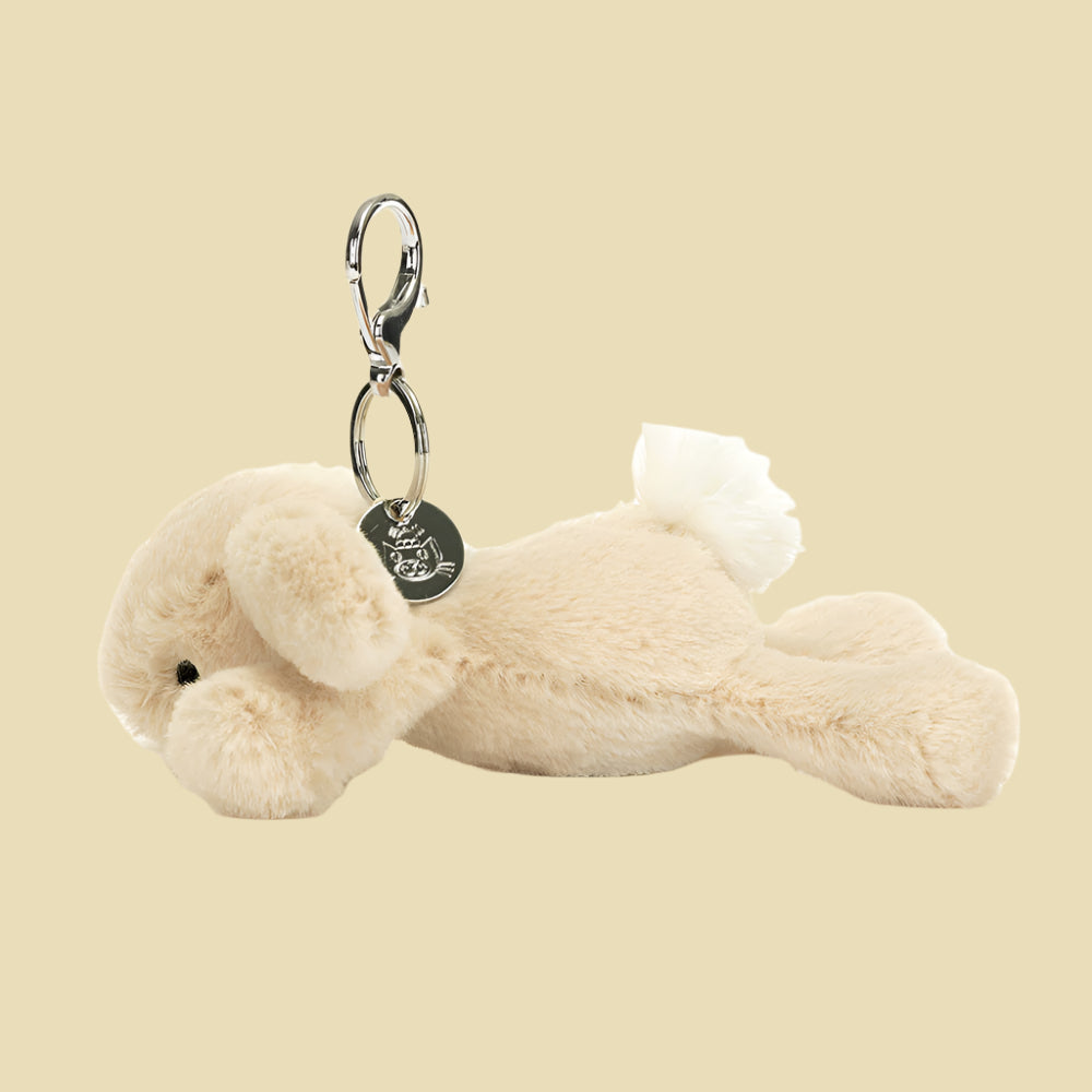 Jellycat Smudge Rabbit Bag Charm 1