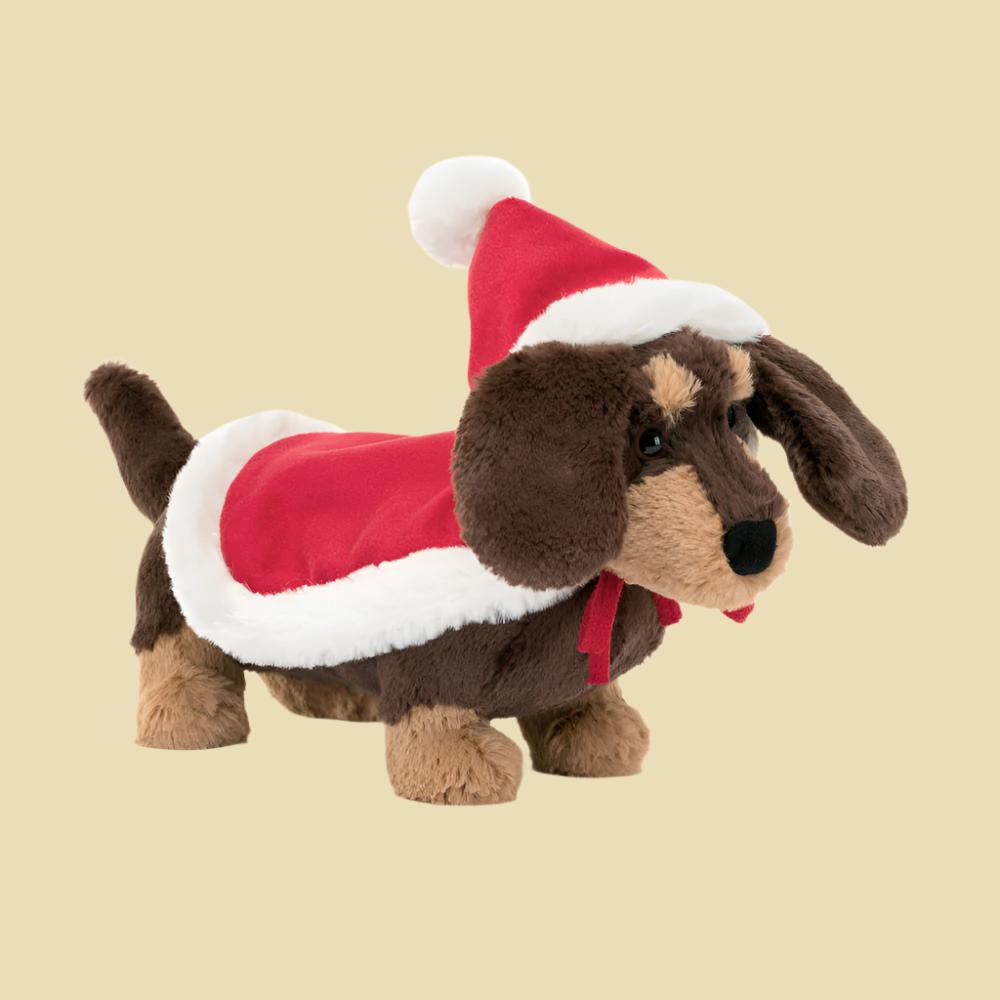 Jellycat Winter Warmer Otto Sausage Dog 1