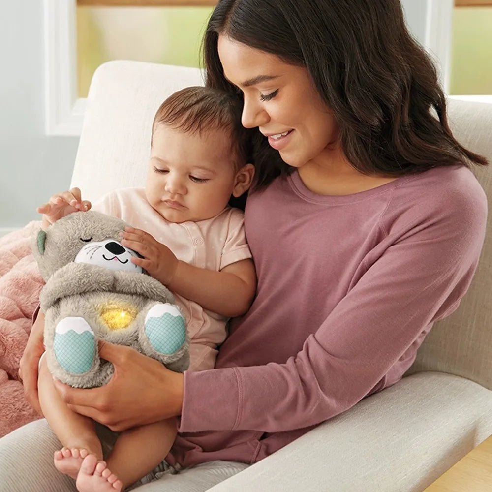 Mykro™ 2024 New Soothe 'n Snuggle Otter Portable Plush Breathing Sound Companion