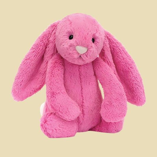 jellycat Bashful Hot Pink Bunny 1